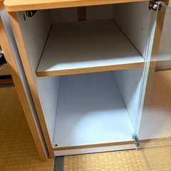 美品　キャビネット付きパソコンデスクの画像