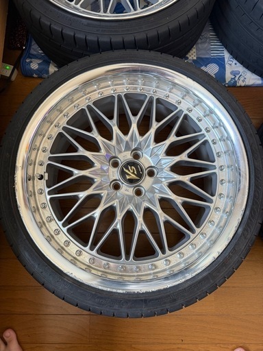 work VS XV新品タイヤ付き225／35／R19    19inch 8.5J   PCD100