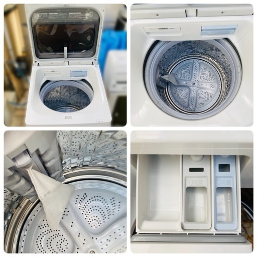 【配送、設置込み❗】SHARP 10kg洗濯乾燥機 ⚠️説明文お読みください‼︎ES-PT10C-T 2019年製/J043-01