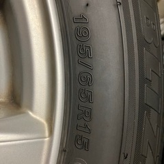 195/65R15 スタッドレス　ノアで使っていましたの画像