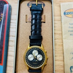 FOSSIL クロノグラフ 時計 箱付き　ヴィンテージ　レアの画像