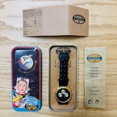 FOSSIL クロノグラフ 時計 箱付き　ヴィンテージ　レア