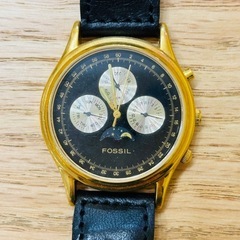 FOSSIL クロノグラフ 時計 箱付き　ヴィンテージ　レアの画像