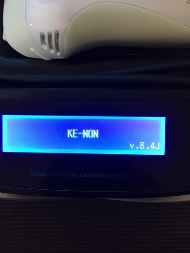決まりました。美品脱毛器、ケノン、バージョン8.4