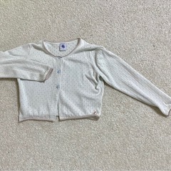 プチバトー/110size/薄手カーディガン/petit bateau