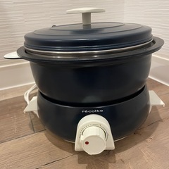 （卓上電気鍋）レコルト　ポットデュオフェット