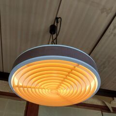 Vintage Louver Pendant Lamp ビンテージ ルーバーぺンダントランプの画像
