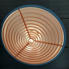 Vintage Louver Pendant Lamp ビンテージ ルーバーぺンダントランプの画像