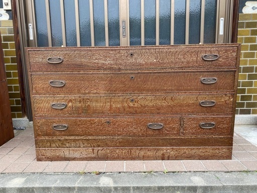 着物用タンス(桐) 桐タンス 9段 引き戸タイプ 着物用 幅99 高さ137cm