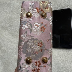 がま口ハンドバックの画像