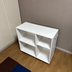 【無理】キャスター付きカラーボックス　