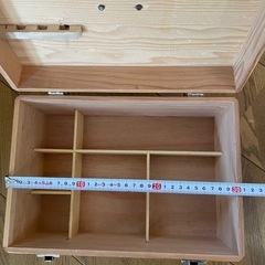 救急箱　木製　　の画像