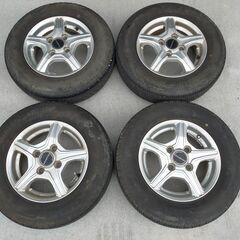 【決まりました】軽トラック用　中古アルミホイール＆夏タイヤセット...