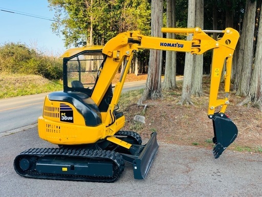 コマツ★KOMATSU★PC38UU-3★ミニ油圧ショベルユンボ★倍速★4wayマルチ★1373時間★