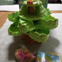 こえだちゃんと木のおうち☆付属不足、傷汚れございますの画像
