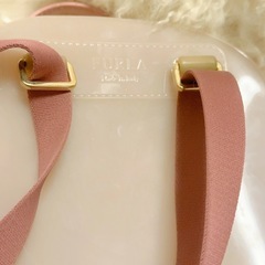 美品！FURLAフルラ 世界有名人セレブ買い求め購入困難アイテム4waysキャンディーピンクバックバッグの画像