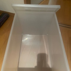 無印良品 ポリプロピレン　キャリーボックス深型の画像
