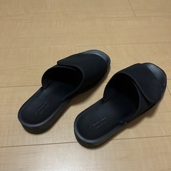 サンダル moonstar BAND LAZY 黒 M(26.0-26.5cm)の画像