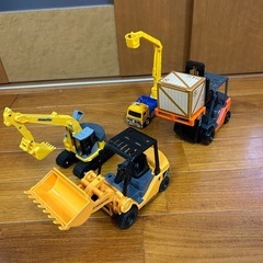 【お話中
】可動式　働く車の画像