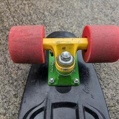 スケボー　ペニー　黒　ブレーキ付きの画像