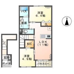 🏢安心の叶えRoom✨『2LDK』茂原市大芝✨敷金礼金無料💰✨人...