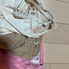 ⑤お値下げ　可愛い　95 女の子　夏服　全部ブランド服　スーリー  souris pamplemousse 水着　ズボン　肌着おまけの画像