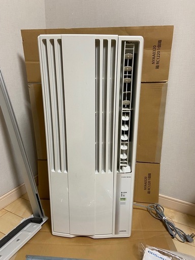 コロナ窓用エアコン CW-1621 2020年製　本体、リモコンのみ 2022年製 CORONA コロナ 窓用エアコン CW-1621 リモコン付属 2022年製