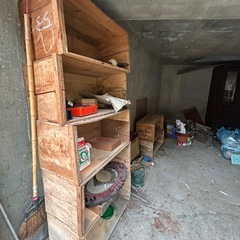 値下げ りんご箱7箱の画像