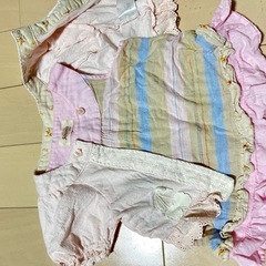 ⑥お値下げ　可愛い　100 女の子　夏服　全部ブランド服　souris スーリー  biquette club ELLE 半袖　ズボン　カーディガン  トップス の画像