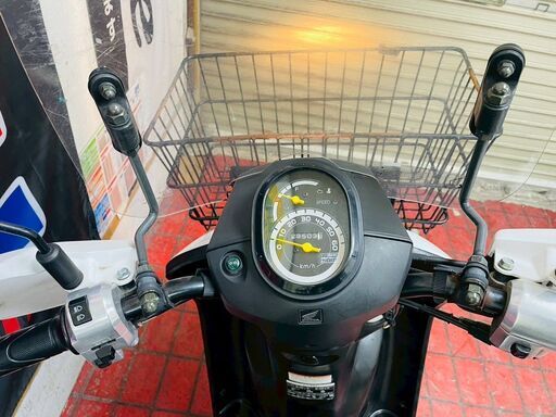 実動】ホンダ ベンリィ50プロ AA05 PGM-Fi ビジバイ 前カゴ スクリーン