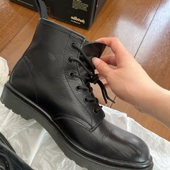 フリークスストア】レザーショートブーツの画像