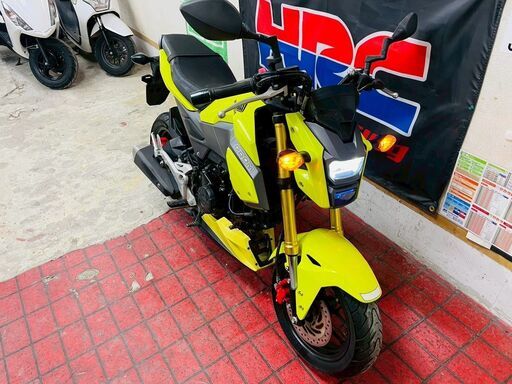 【実動】ホンダ グロム JC61後期 蛍光イエロー PGM-Fi 125cc 4mini 配送可 千葉県木更津市発