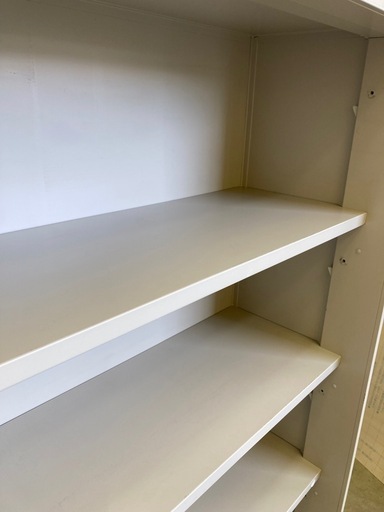 【OF-4】大容量　スチール書棚 オープン書庫 戸棚固定 収納棚 オフィス什器 激安 ホワイトグレー　検)事務机　オフィス チェア　会議 椅子　ロッカー　ミーティングテーブル　応接ソファ 店舗 事務所 什器　書庫 本棚 ラック デスク スチール 美品多数 格安 【中古オフィス家具】
