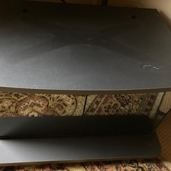 テレビ台　ガラス扉の画像