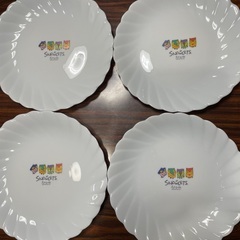 ヤマザキ パンまつり😄白いお皿【未使用品】の画像