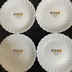 ヤマザキ パンまつり😄白いお皿【未使用品】の画像