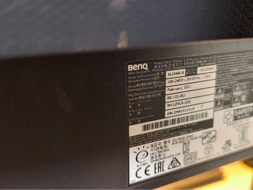 ZOWIE BenQ XL2546K 24.5インチ ゲーミングモニター