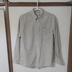 【美品】ユニクロ　EFCブロードチェックシャツ　メンズM