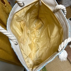 新品未使用  大きめトートバッグの画像