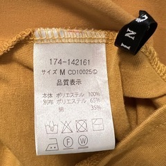 【INGNI】マスタード色 Vネック トップス の画像