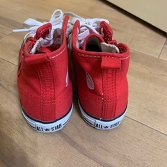 converse コンバース　赤　19センチの画像