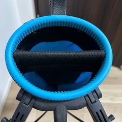 美品　ゴルフスタンドバッグ 青 ショルダーの画像