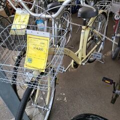 J9216　シティサイクル　ALVECCHIO　ホワイト　26イ...