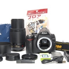 望遠レンズ付き Nikon D5000 美品 届いてすぐに使える 手ぶれ補正付きの画像
