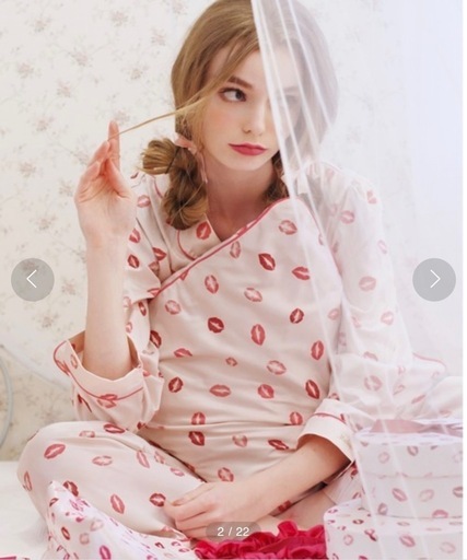 Maison de fleur リップマークナイトウェア
