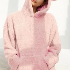 GU マシュマロフィールラウンジセット(クマミミ) ピンクの画像