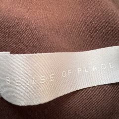 SENSE OF PLACE スカート スリット ブラウン の画像