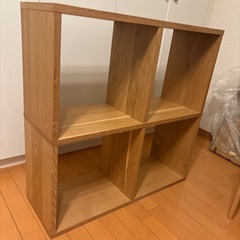 ★無料★0円　無印良品 MUJI スタッキングシェルフ 棚 収納の画像