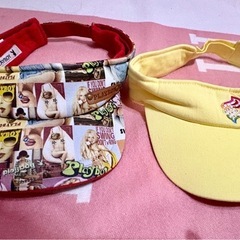 プレイボーイ・ロカウェア　帽子・サンバイザー２点の画像