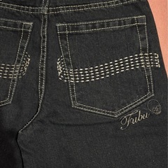 FUBU デニムパンツ　ハーフパンツ　の画像